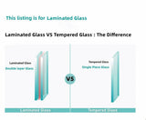 Laminated Passenger Right Side Front Door Window Door Glass Compatible with Buick Lacrosse 4 Door Sedan 2005-2009 Models