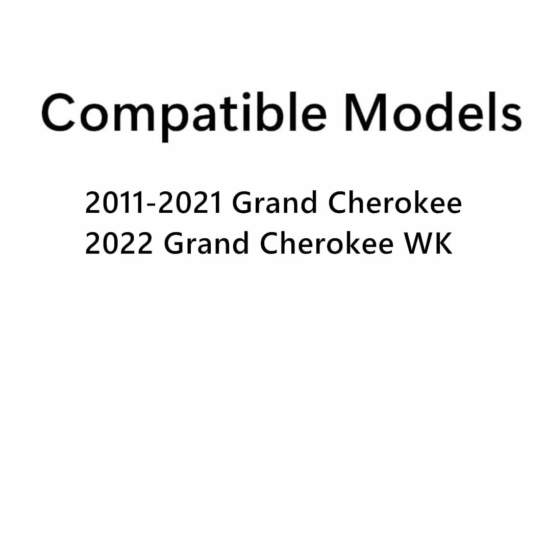 Driver Left Side Rear Door Window Door Glass Compatible with Jeep Grand Cherokee 2011-2021/ Grand Cherokee WK 2022 Models (Not For Cherokee, or Grand Cherokee L)