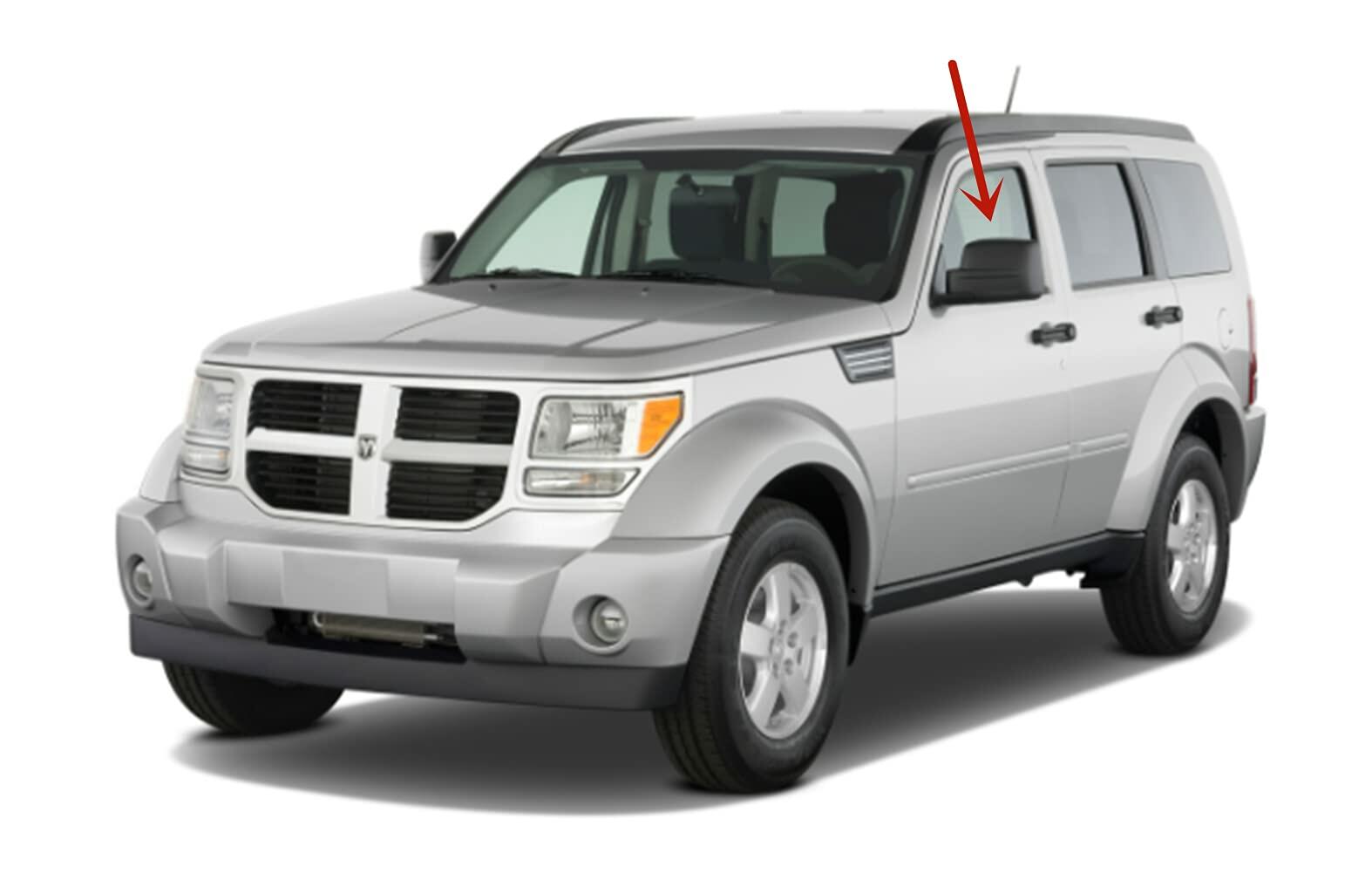 Driver Left Side Front Door Window Door Glass Compatible with Dodge Nitro 2007-2011 Models