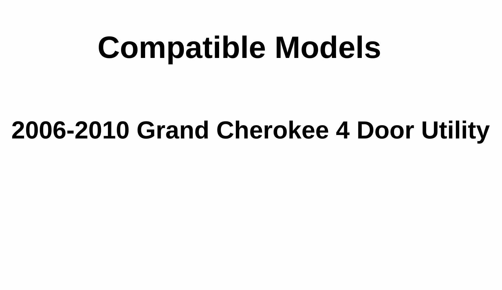 Driver Left Side Front Door Window Door Glass Compatible with Jeep Grand Cherokee 2006-2010 Models
