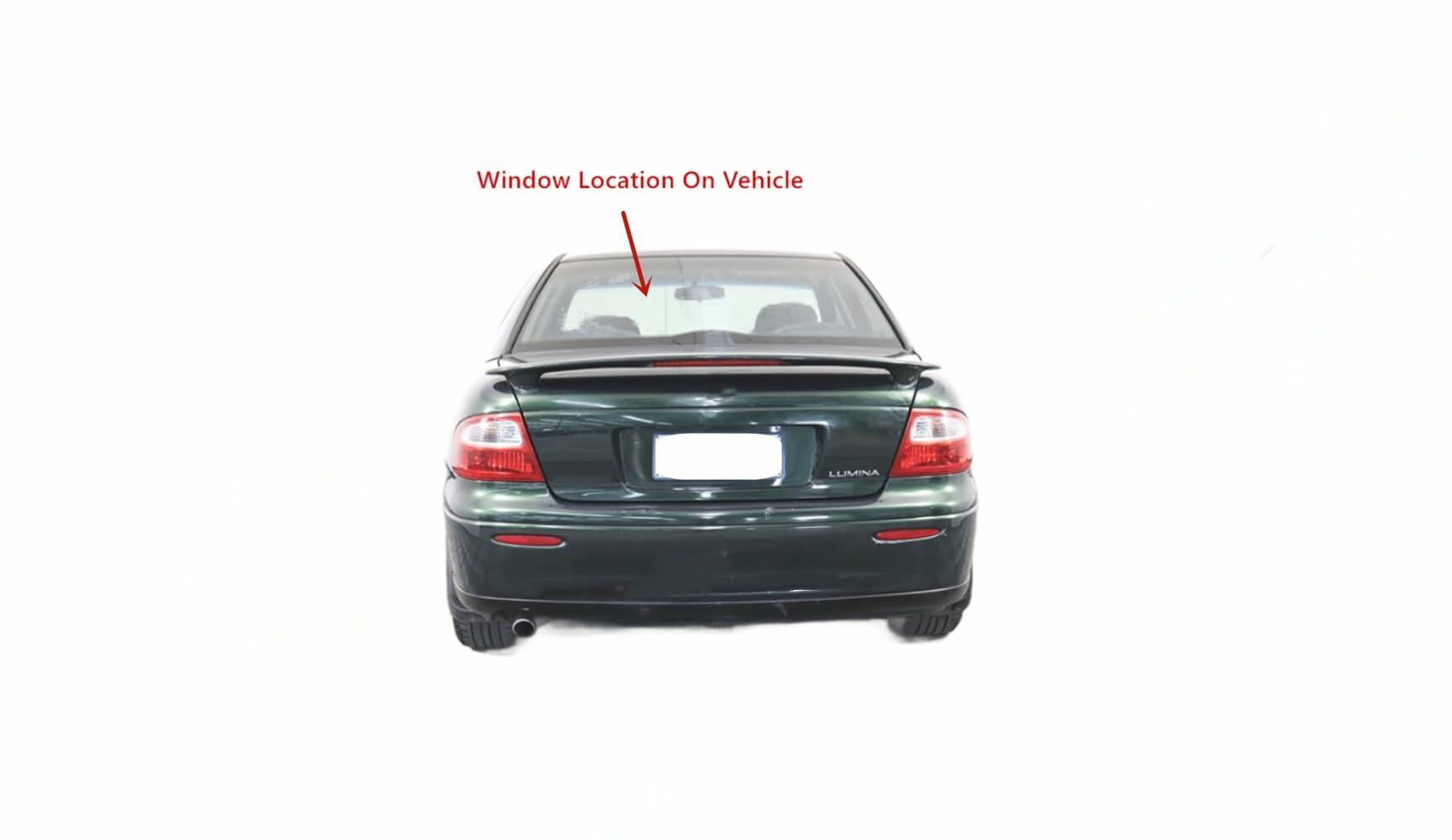 Heated Rear Back Window Back Glass Compatible with Chevrolet Lumina 1997-2001 Models