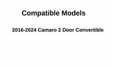 Driver Left Side Door Window Door Glass Compatible with Chevrolet Camaro 2 Door Convertible 2016-2024 Models