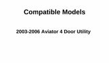 Laminated Passenger Right Side Front Door Window Door Glass Compatible with Lincoln Aviator 2003-2006 Models