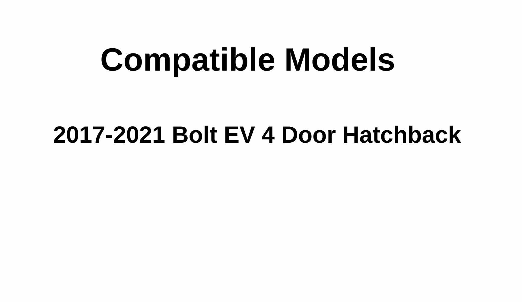 Back Window Back Glass Compatible with Chevrolet Bolt EV 2017-2021 Models