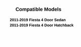 Passenger Right Side Front Door Window Door Glass Compatible with Ford Fiesta 2011-2019 Models
