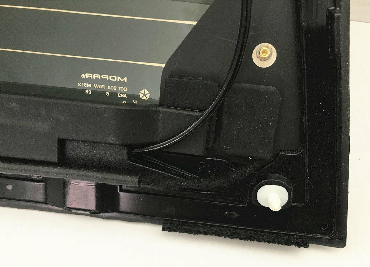 OE W/Motor Heated Sliding Back Window Glass Back Power Slider Compatible with Ram Pickup 2013-2018 1500 / 2019-2024 1500Classic / 2013-2026 2500 3500 4500 5500 Models