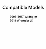 Passenger Right Side Front Door Window Door Glass Compatible with Jeep Wrangler 2007-2017 Models/ Wrangler JK 2018 Models
