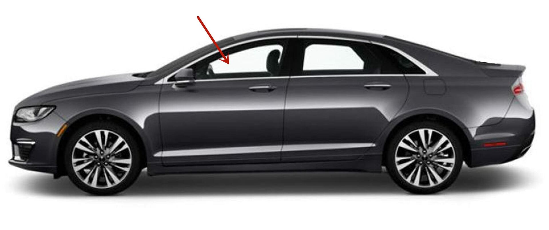 Laminated Driver Left Side Front Door Window Door Glass Compatible with Lincoln MKZ 2013-2020 Models