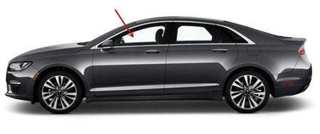 Laminated Driver Left Side Front Door Window Door Glass Compatible with Lincoln MKZ 2013-2020 Models