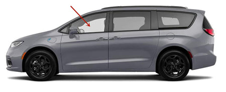 Tempered Driver Left Side Front Door Window Door Glass Compatible with Chrysler Pacifica / Voyager 2017-2026 Models
