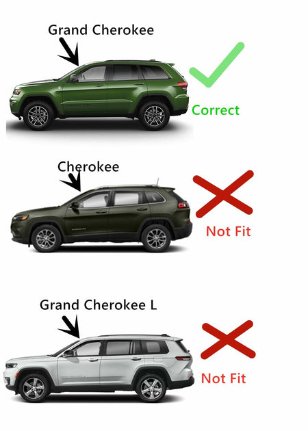 Driver Left Side Rear Door Window Door Glass Compatible with Jeep Grand Cherokee 2011-2021/ Grand Cherokee WK 2022 Models (Not For Cherokee, or Grand Cherokee L)
