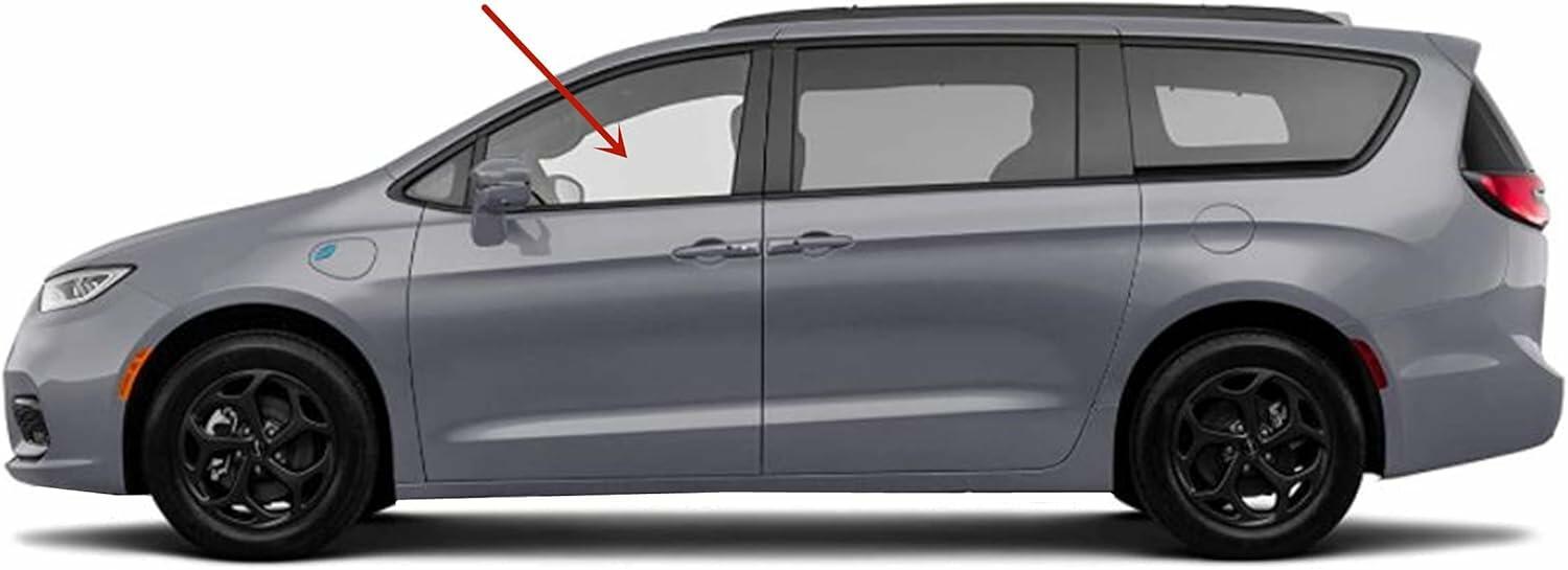 Laminated Driver Left Side Front Door Window Door Glass Compatible with Chrysler Pacifica / Voyager 2017-2026 Models