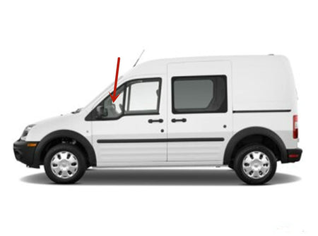OEM Driver Left Front Vent Window Vent Glass Compatible with Ford Transit Connect Van 2010-2013 Models