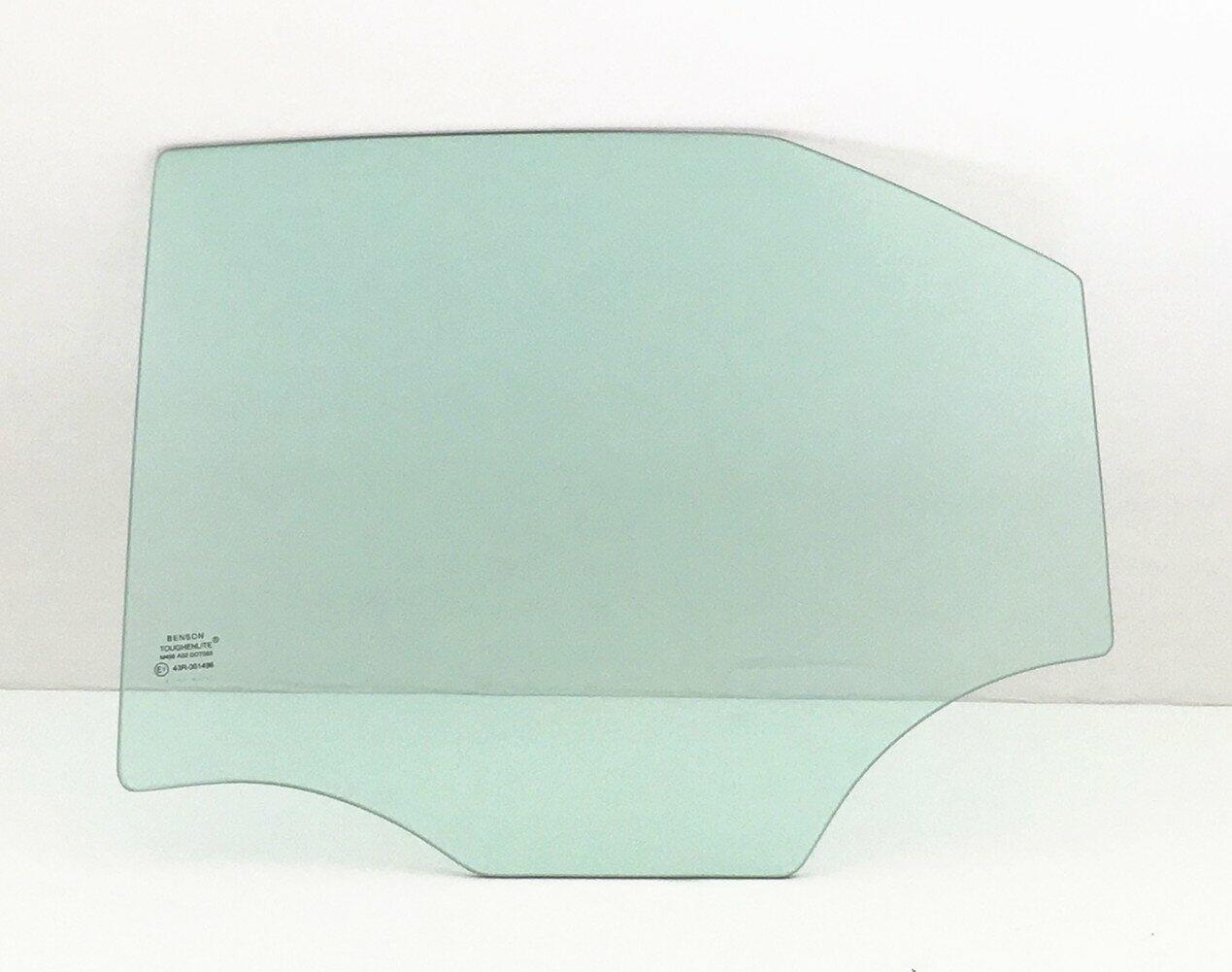 Driver Left Side Rear Door Window Door Glass Compatible with Cadillac CTS 4 Door Sedan 2008-2013 Models/4 Door Wagon 2010-2014 Models