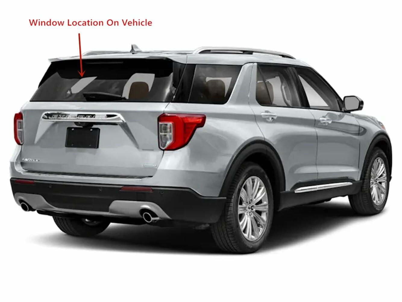 OEM Heated Back Tailgate Window Back Glass Compatible with Ford Explorer 2020-2026 Models