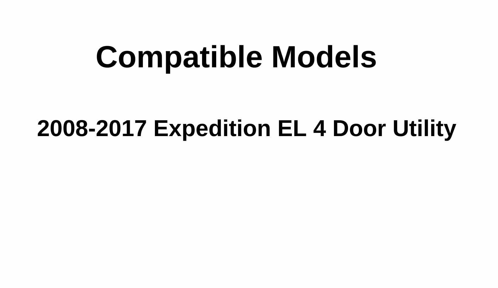 Stationary Passenger Right Side Quarter Window Quarter Glass Compatible with Ford Expedition EL Long Wheel Base 2008-2017 Models