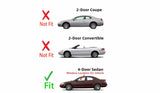 Driver Left Side Front Door Window Door Glass Compatible with Chrysler Sebring/Dodge Stratus 4 Door Sedan 2001-2006 Models