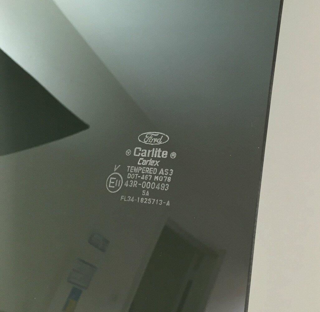 OE Driver Left Side Rear Door Window Door Glass Compatible with Ford F150 2015-2020 / F250 F350 F450 F550 2017-2022 Super Cab/Extended Cab Pickups Models
