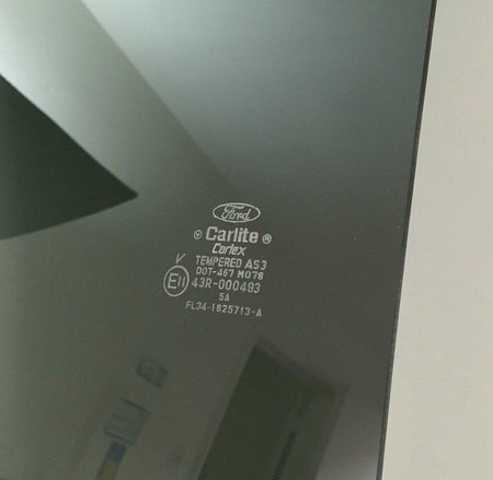 OE Driver Left Side Rear Door Window Door Glass Compatible with Ford F150 2015-2020 / F250 F350 F450 F550 2017-2022 Super Cab/Extended Cab Pickups Models