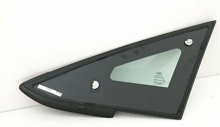OE Chrome Moulding Style Passenger Right Side Front Vent Window Vent Glass Compatible with Ford Fiesta 2011-2019 Models