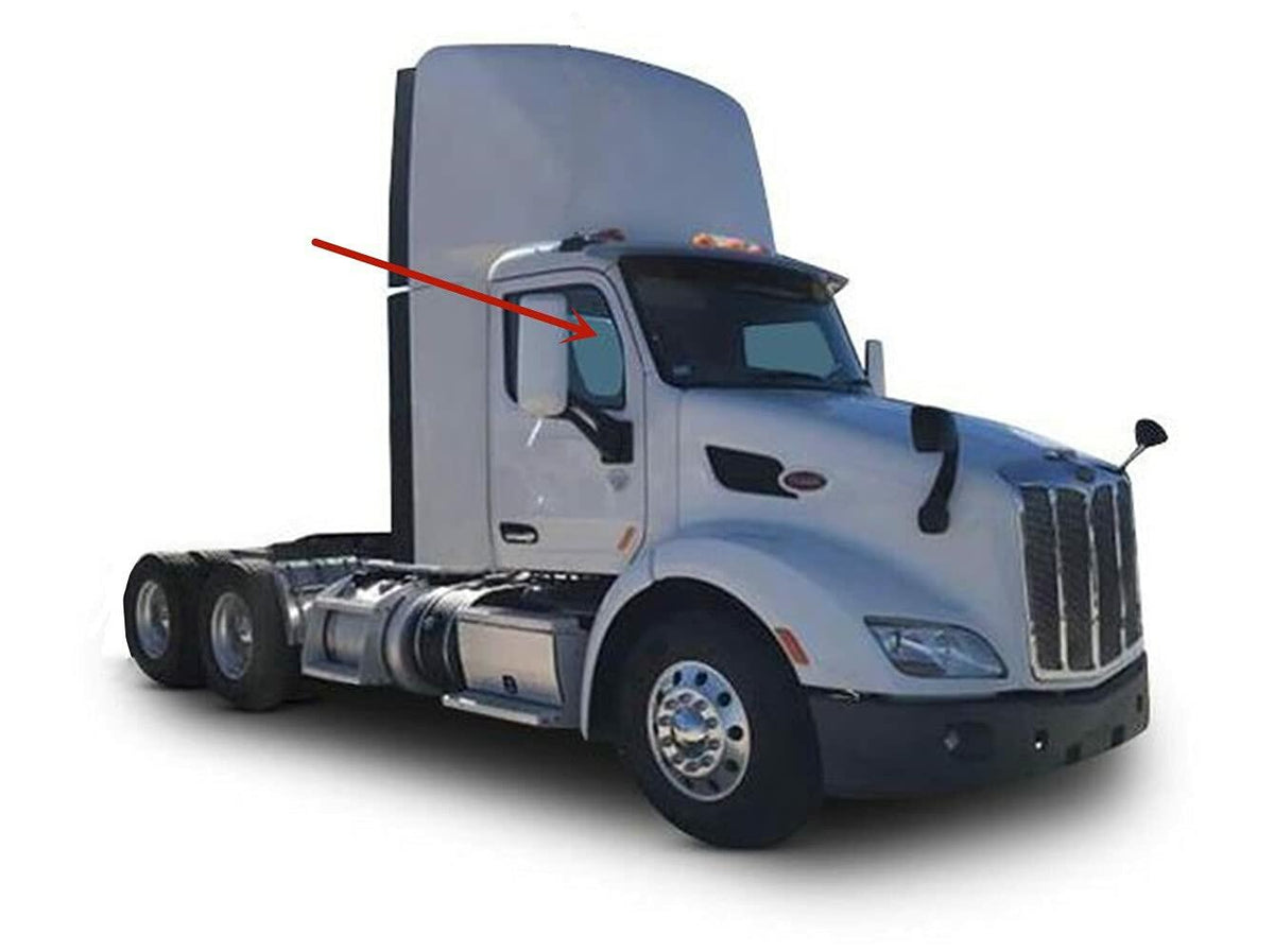 Passenger Right Side Front Door Window Door Glass Compatible with Peterbilt 579 2012-2025 Models