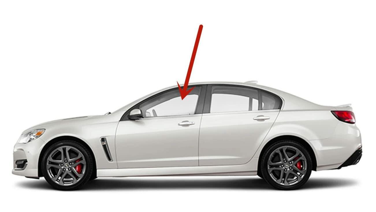 Driver Left Side Front Door Window Door Glass Compatible with Chevrolet SS 2014-2017 US Models Only