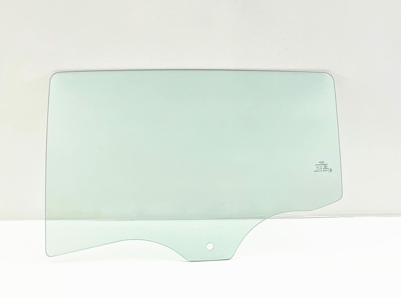 Tempered Driver Left Side Rear Door Window Door Glass Compatible with Chevrolet Spark 2016-2023 Models (Not For Spark Classic Mexico Models)