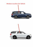 OEM Laminated Passenger Right Side Rear Door Window Door Glass Compatible with Ford Expedition/Lincoln Navigator 2018-2024 Models