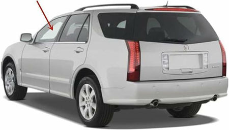 Driver Left Side Front Door Window Door Glass Compatible with Cadillac SRX 2004-2009 Vehicle Models