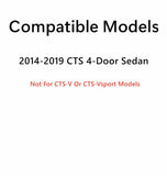 Passenger Right Side Rear Door Window Door Glass Compatible with Cadillac CTS 4-Door Sedan 2014-2019 Models (Not For CTS-V models)