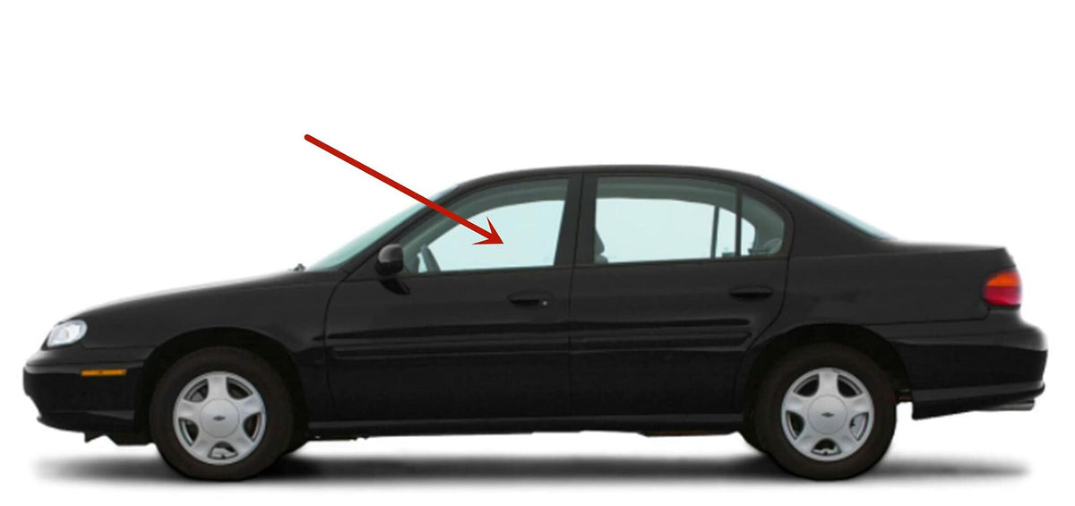 Driver Left Side Front Door Window Door Glass Compatible with Oldsmobile Cutlass 1997-1999 Models/Chevrolet Malibu 1997-2003 Models/Chevrolet Classic 2004-2005 Models