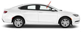 Laminated Passenger Right Side Front Door Window Door Glass Compatible with Chrysler 200 4 Door Sedan 2015-2018 Models