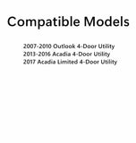 Driver Left Side Quarter Window Quarter Glass Compatible with GMC Acadia 2013-2016 / Arcadia Limited 2017 / Saturn Outlook 2007-2010 Models