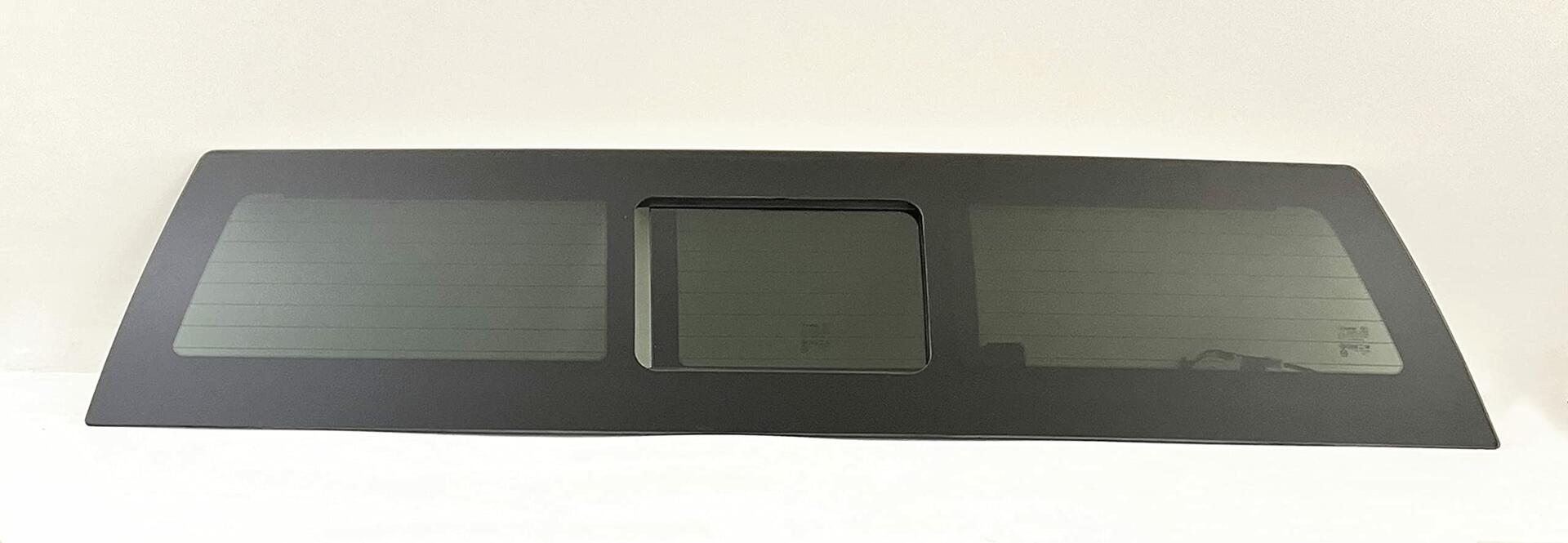 One Panel High Performance Heated Power Slider Back Window Glass Compatible with Chevrolet Silverado/GMC Sierra 2019-2026 1500 & 2020-2026 2500/3500 4 Door Pickups (Not For 1500 Light Duty)