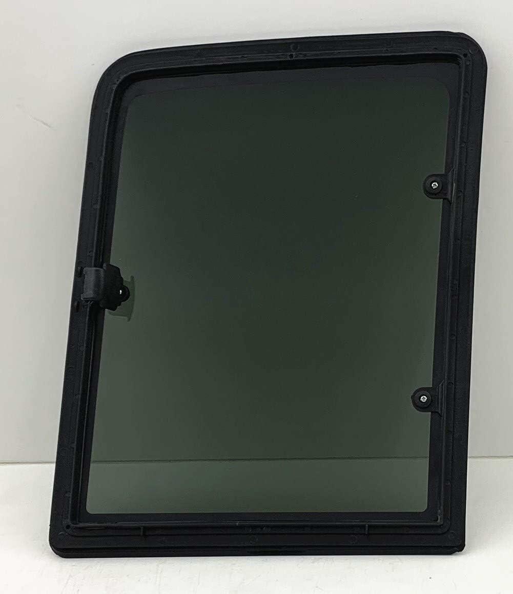 Movable Style Driver Left Side Quarter Window Glass With Frame & Latch Compatible with Chevrolet/GMC Pickup C1500 K1500 1988-1999 / C2500 K2500 C3500 K3500 1988-2000 2-Door Extended Cab Models