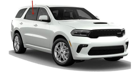Passenger Right Side Rear Door Window Door Glass Compatible with Dodge Durango 2011-2026 Models