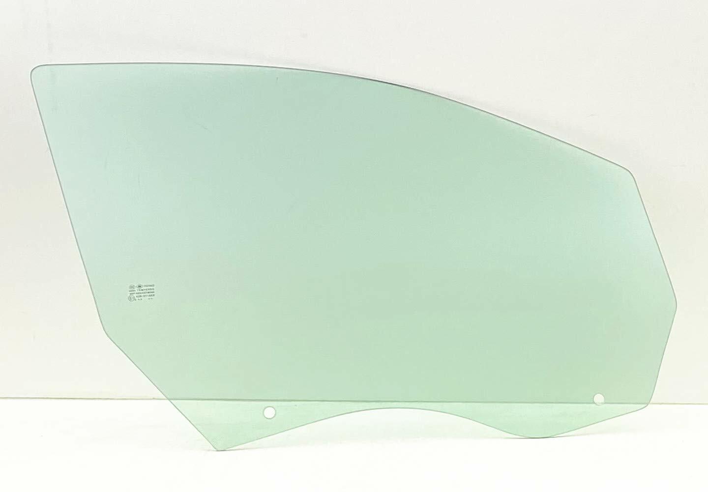 Tempered Passenger Right Side Front Door Window Door Glass Compatible with Ford Taurus 4 Door Sedan 2010-2019 Models