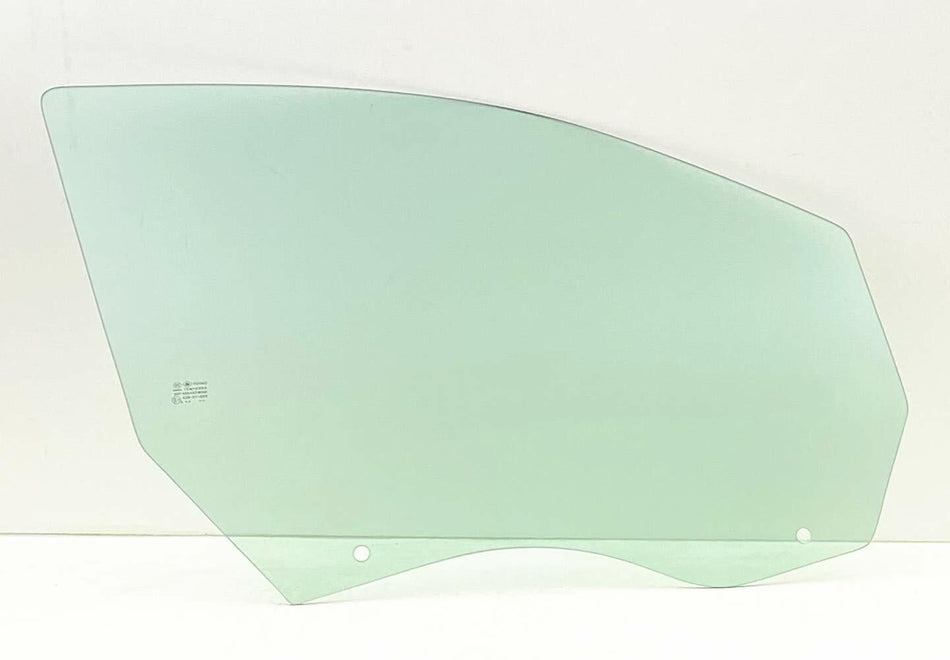 Tempered Passenger Right Side Front Door Window Door Glass Compatible with Ford Taurus 4 Door Sedan 2010-2019 Models