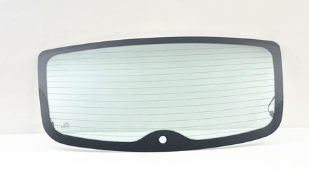 With Wiper Hole Style Heated Back Window Back Glass Compatible with Hyundai Accent 2 Door Hatchback 2007-2011 Models