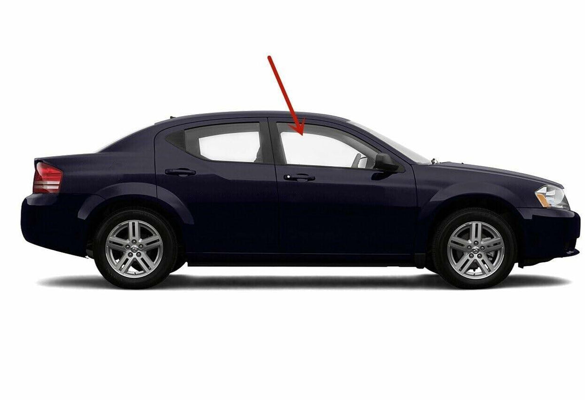 Laminated Passenger Right Side Front Door Window Door Glass Compatible with Chrysler 200/ Dodge Avenger 4-Door Sedan 2011-2014 Models