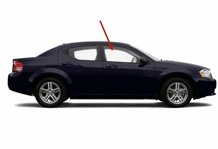 Laminated Passenger Right Side Front Door Window Door Glass Compatible with Chrysler 200/ Dodge Avenger 4-Door Sedan 2011-2014 Models