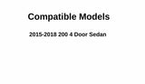 Laminated Passenger Right Side Front Door Window Door Glass Compatible with Chrysler 200 4 Door Sedan 2015-2018 Models