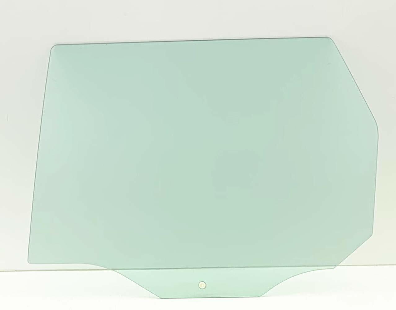 Driver Left Side Rear Door Window Door Glass Compatible with Ford Focus 4 Door Station Wagon 2000-2007 Models