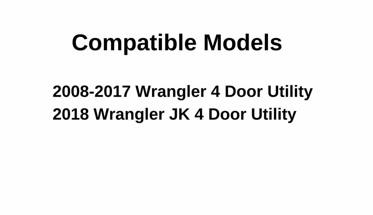OEM Passenger Right Side Rear Vent Window Vent Glass Compatible with Jeep Wrangler 4 Door Utility 2008-2017 Models/Wrangler JK 4 Door Utility 2018 Models