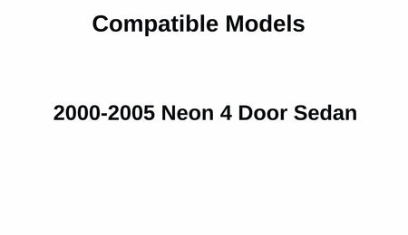 Passenger Right Side Front Door Window Door Glass Compatible with Dodge Neon/Plymouth Neon 4 Door Sedan 2000-2005 Models