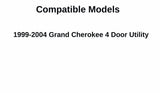 Driver Left Side Front Door Window Door Glass Compatible with Jeep Grand Cherokee 1999-2004 Models