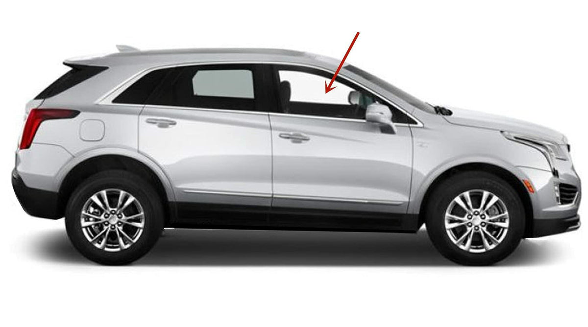 Laminated Passenger Right Side Front Door Window Door Glass Compatible with Cadillac XT5 2017-2026 Models