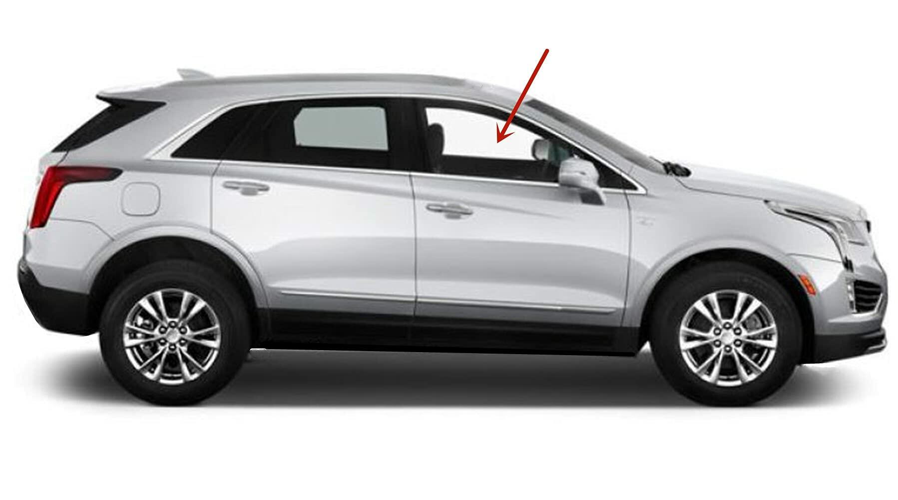 Laminated Passenger Right Side Front Door Window Door Glass Compatible with Cadillac XT5 2017-2026 Models