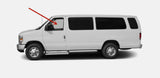 Driver Left Side Front Door Glass Compatible with Ford Econoline Van 2015-2022 Models