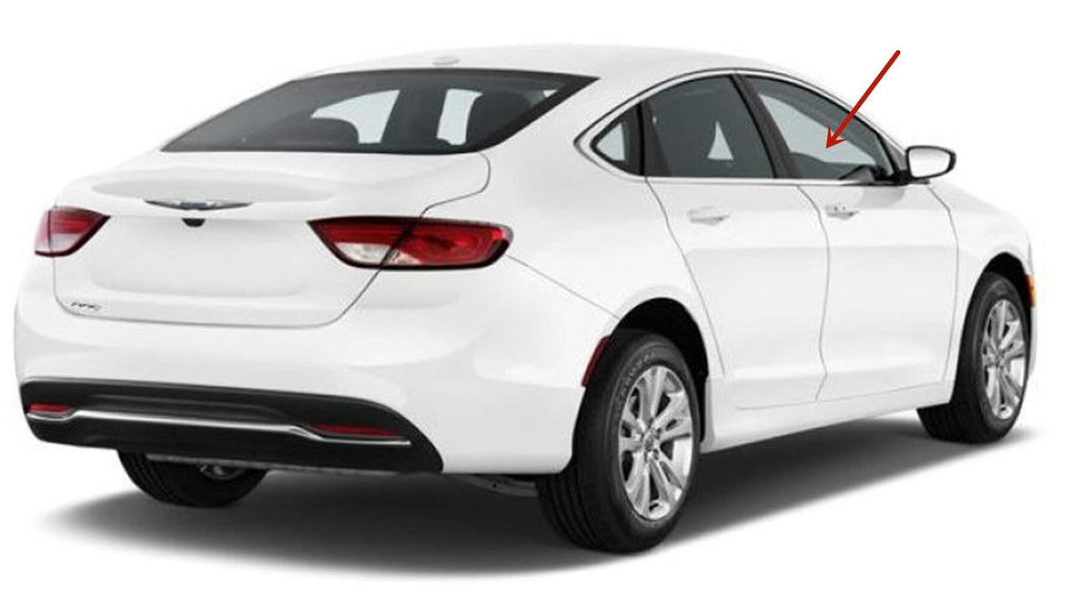 Passenger Right Side Front Door Window Door Glass Compatible with Chrysler 200 4 Door Sedan 2015-2018 Models